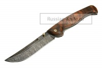 - Нож складной Страж-2 (дамасская сталь)