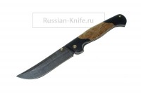 - Нож складной Страж-2,  (дамасская сталь), граб+карельская береза