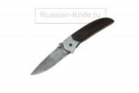 Нож складной Флинт (дамасская сталь), А.Жбанов