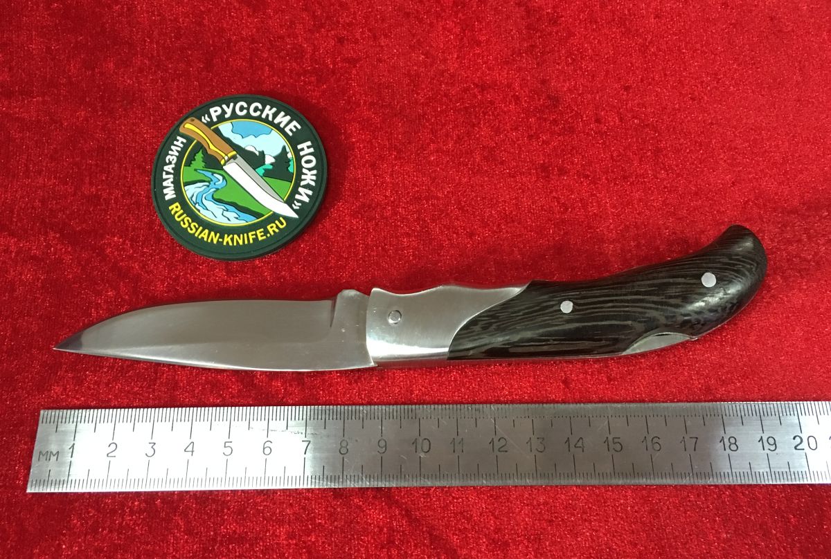 Нож складной Белка-М (сталь х12мф ), венге, А.Жбанов