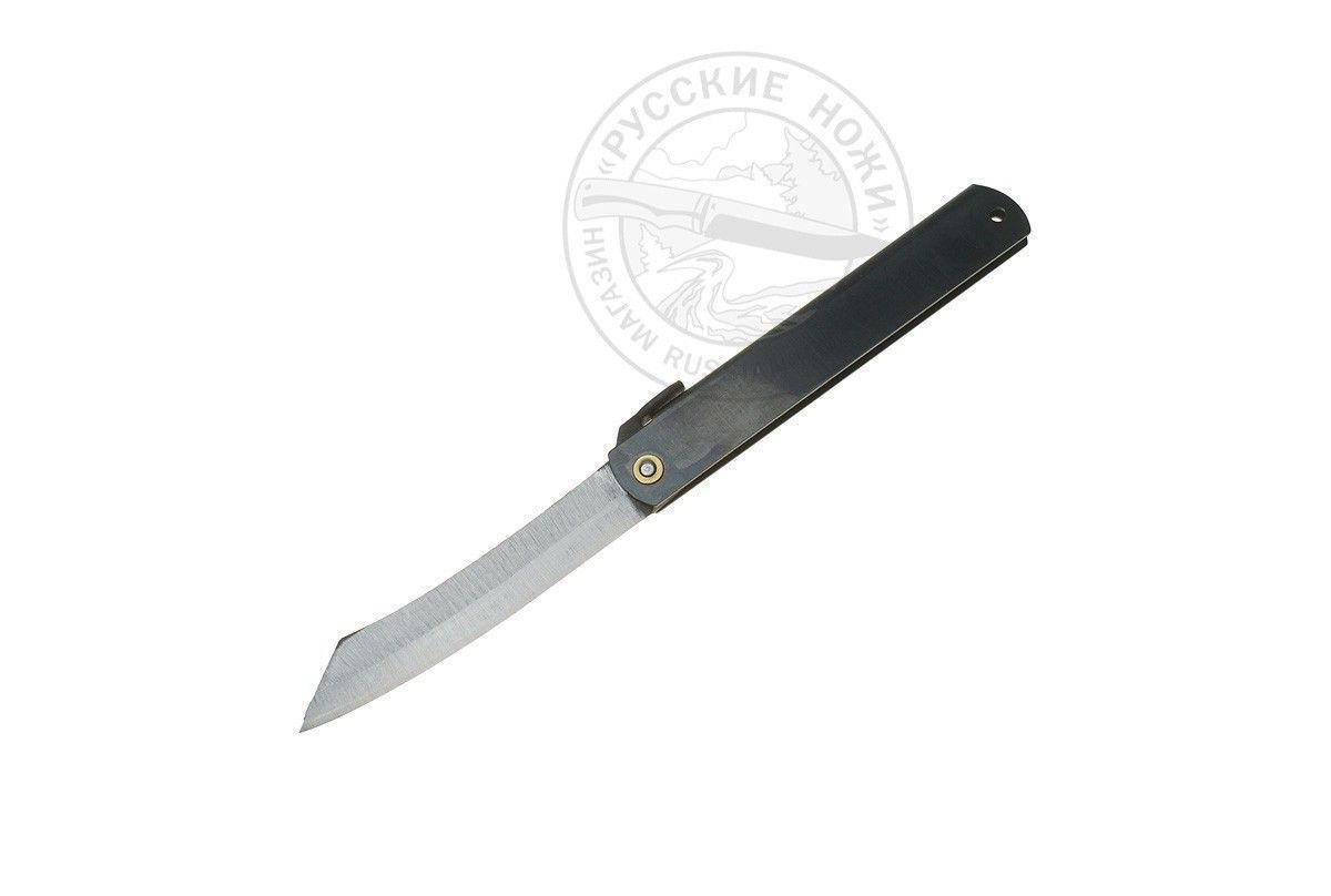 - Нож складной HHCWI-100Black (8BK), Хигоноками Nagao Kanekoma, 100 мм, (сталь SK, 3 слоя)