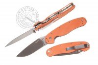 - Складной нож Rat, сталь AUS-8, рукоять G10 оранжевая