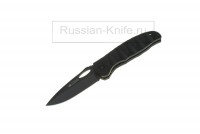 - Нож складной Hero 440C BT, черный, G10