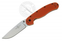 - Складной нож RAT-1, (сталь D2), satin, оранжевая рукоять, #ON8867OR